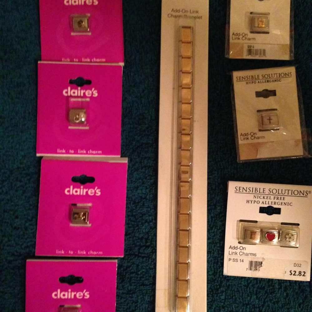 BUNDLE/ Add on - link Bracelet and link charms